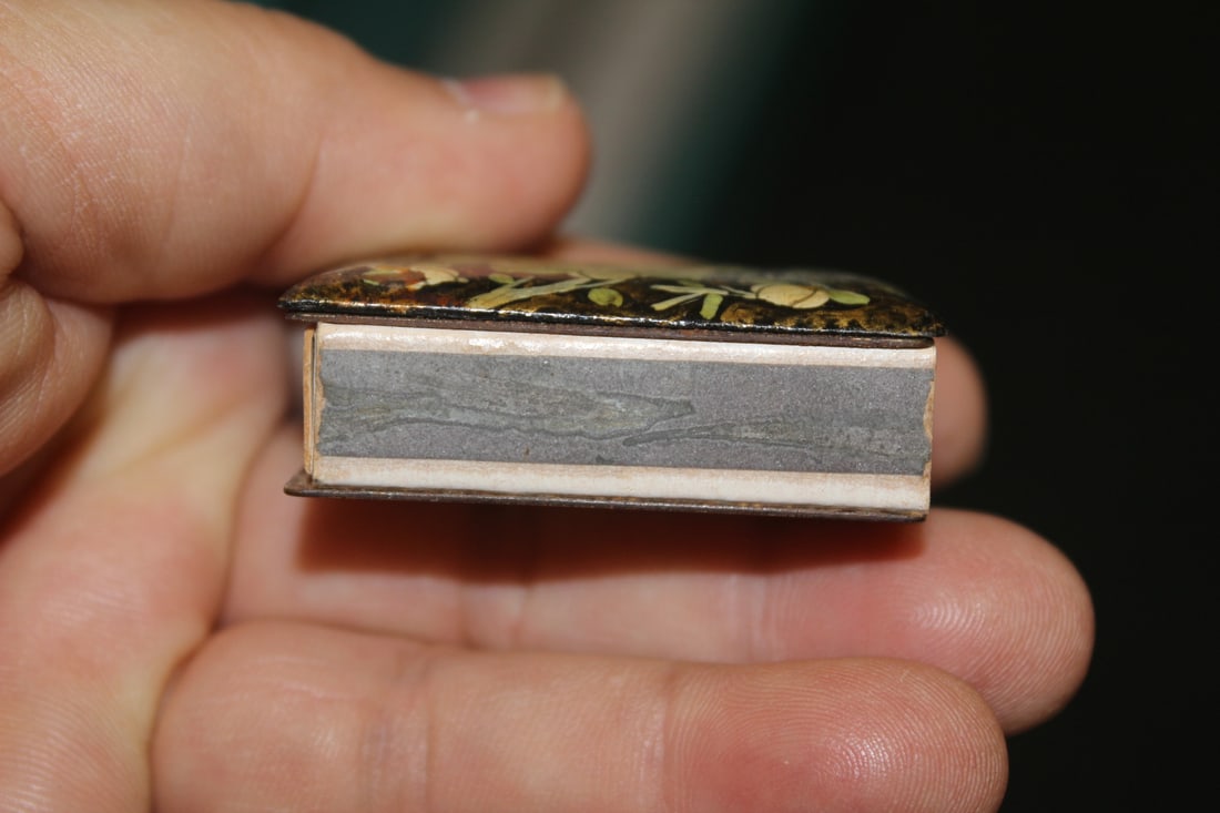 Vintage Enamel Match Box - 2