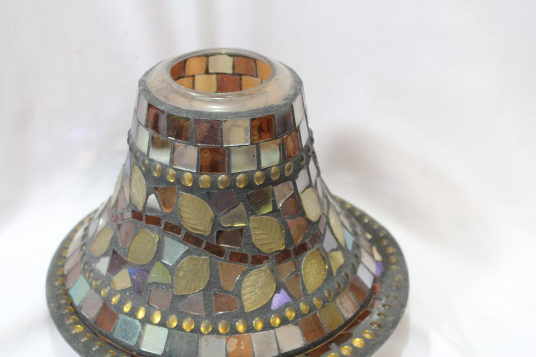 A Stain Glass Candle Holder - 2