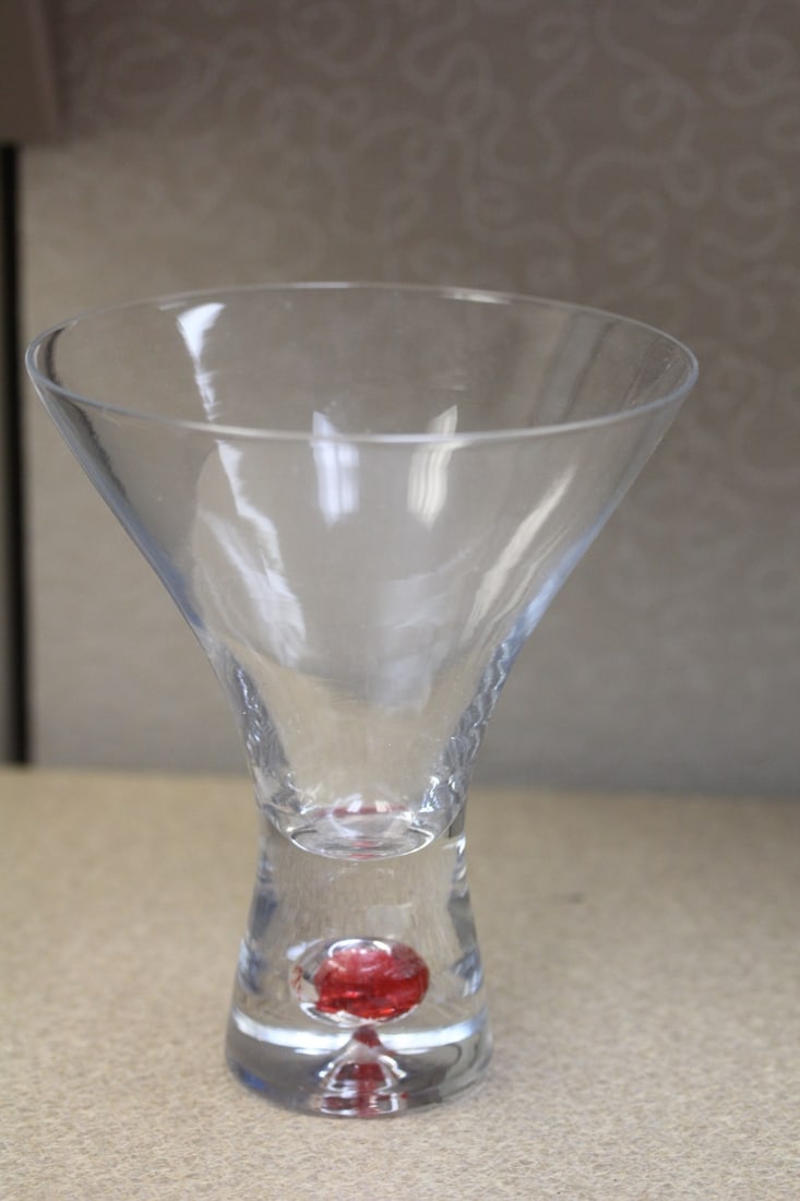 Decorative Art Glass Cup - 2