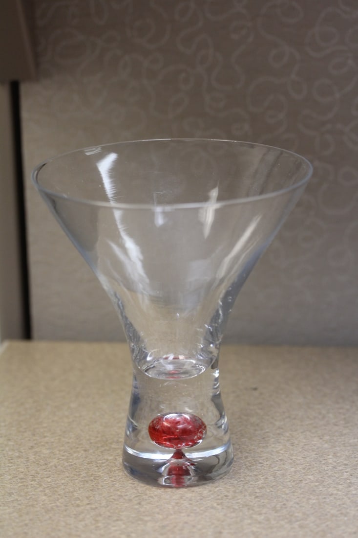 Decorative Art Glass Cup - 3