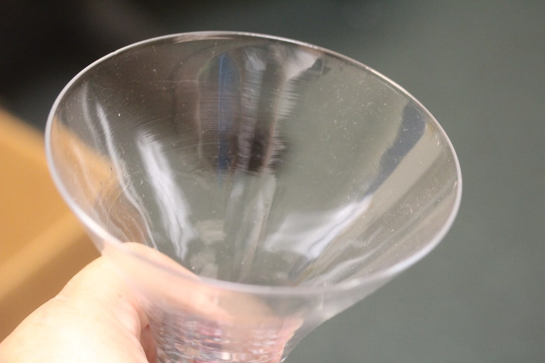 Decorative Art Glass Cup - 5