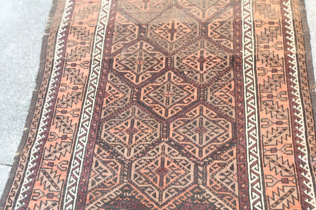Antique/Vintage Oriental Rug - 4