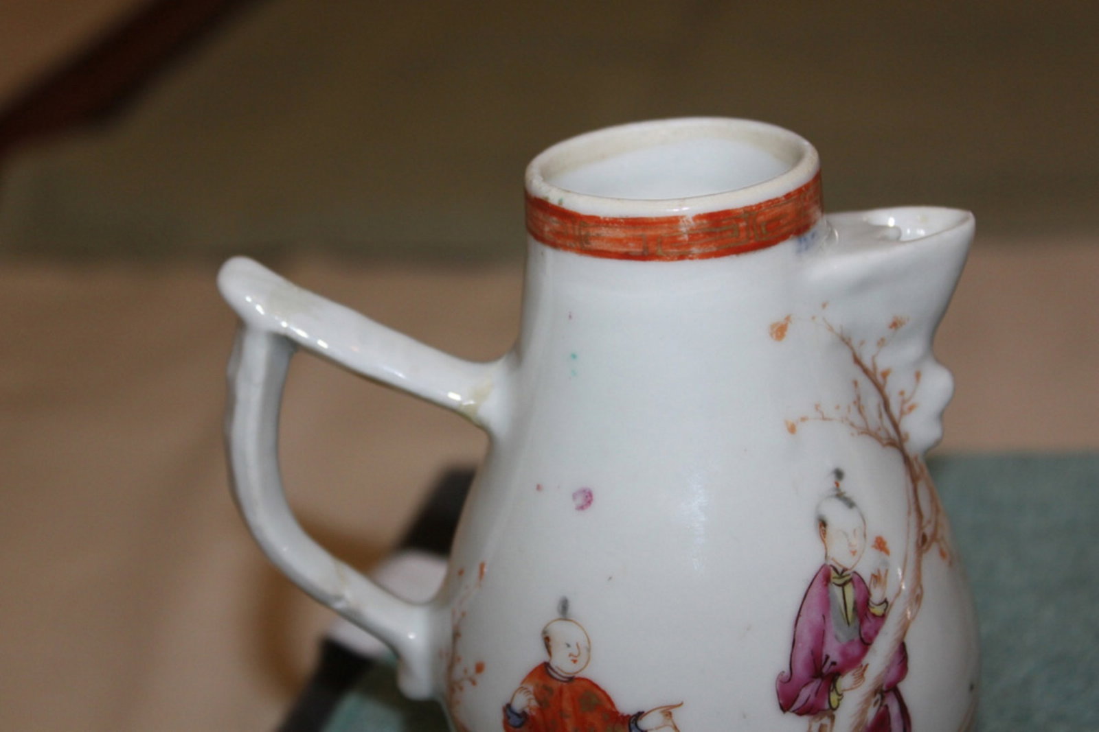 Antique Chinese 2 Export Creamers - 4
