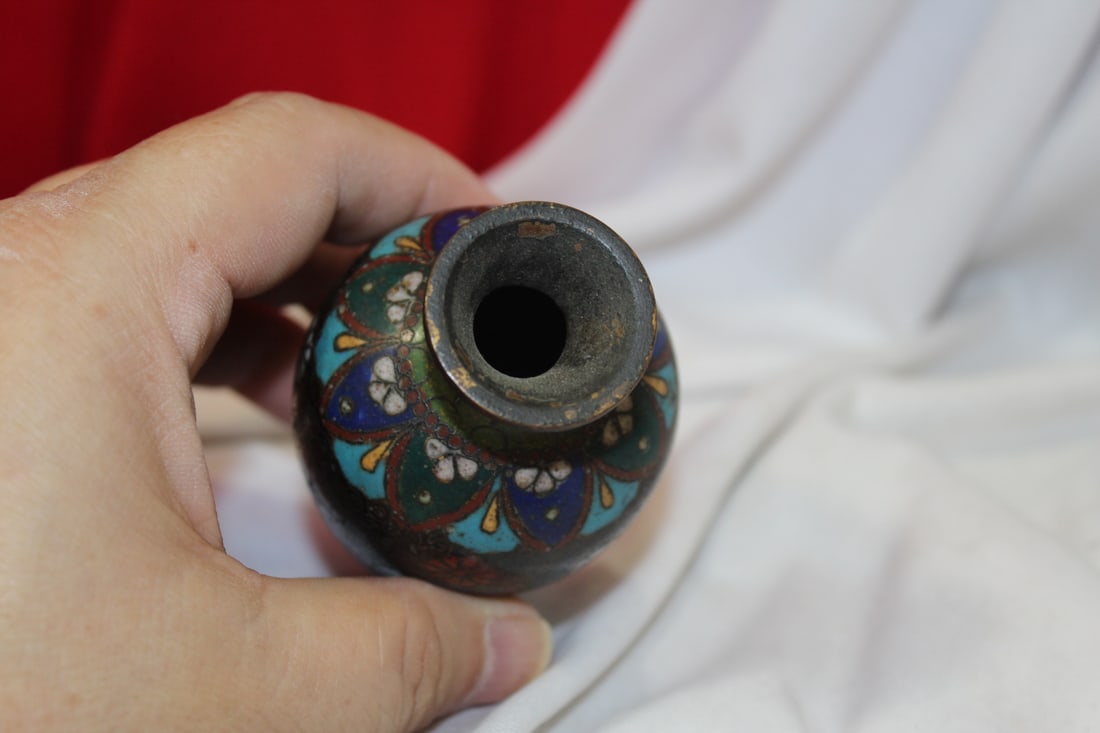An Antique Japanese Cloisonne Vase - 6