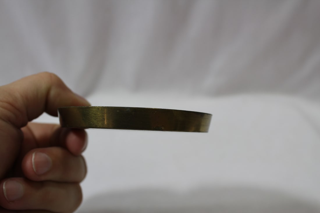 A Chinese Brass Coaster - 3