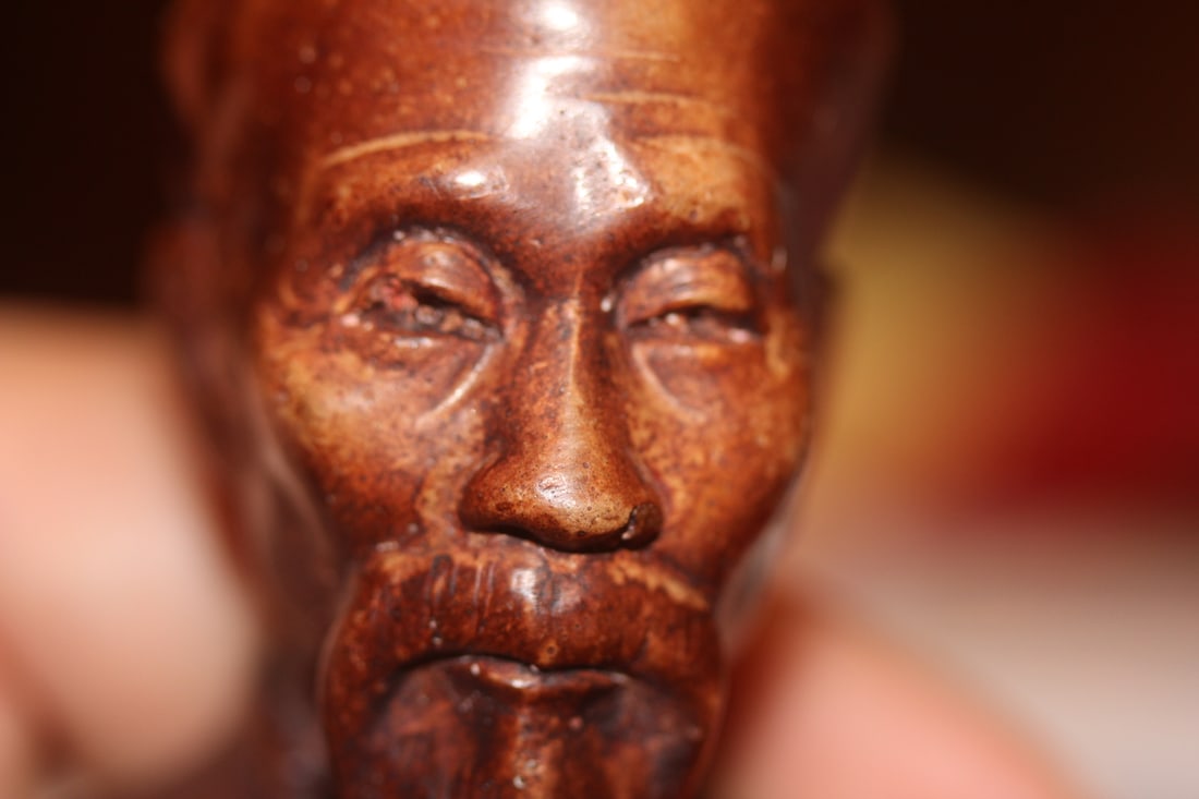 Chinese Carved Man - 7