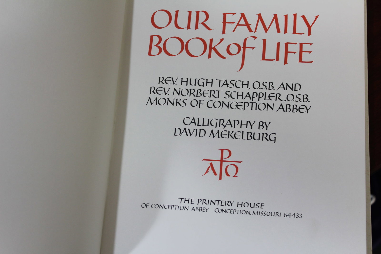 Our Family Book of Life - Hardcover Book - 2