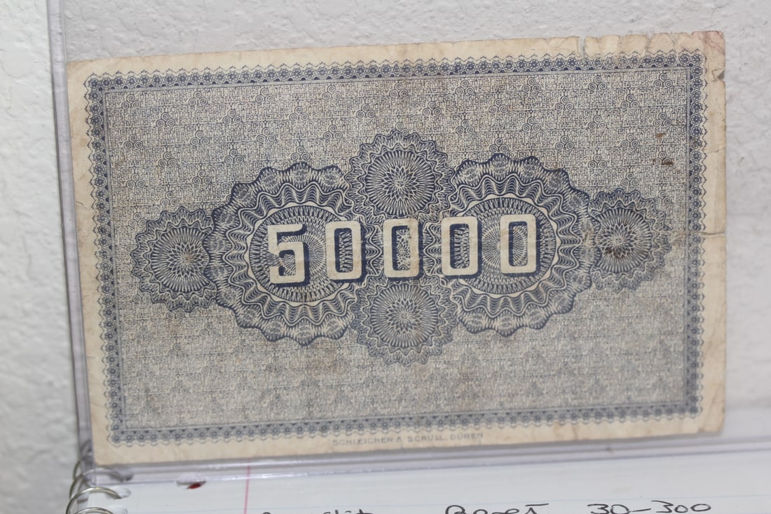 1923 German 50,000 Mark - 2