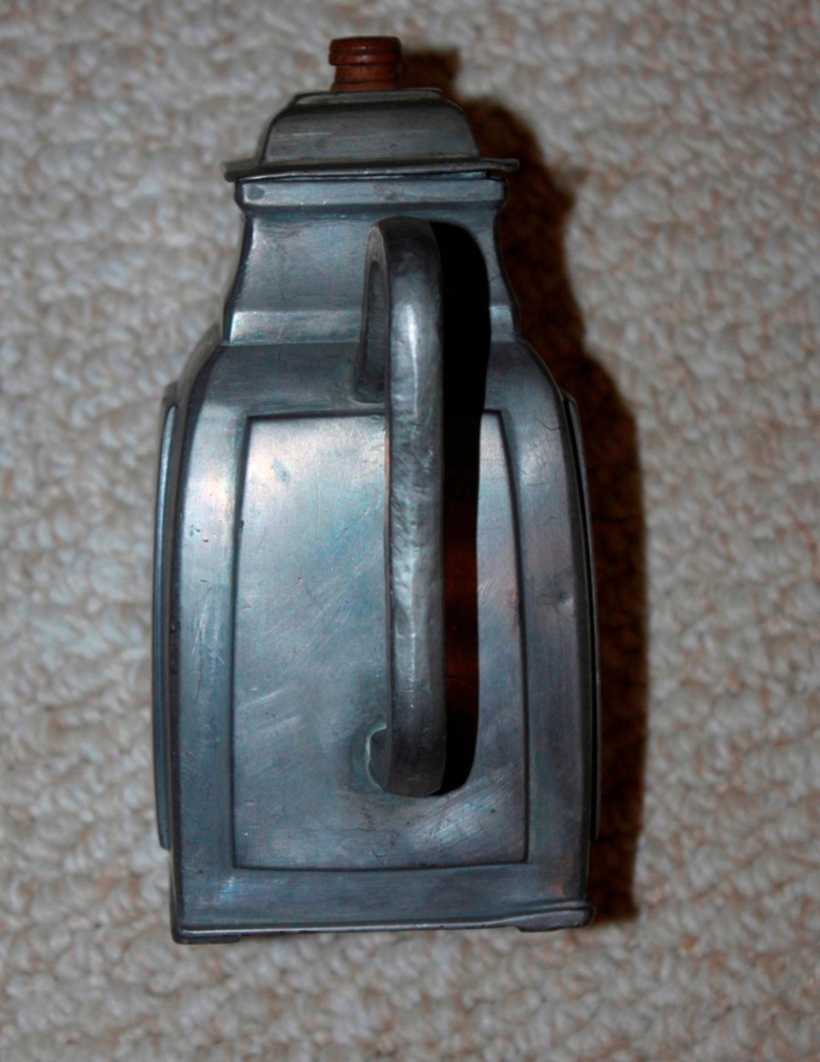 Chinese Antique Pewter Teapot - 4