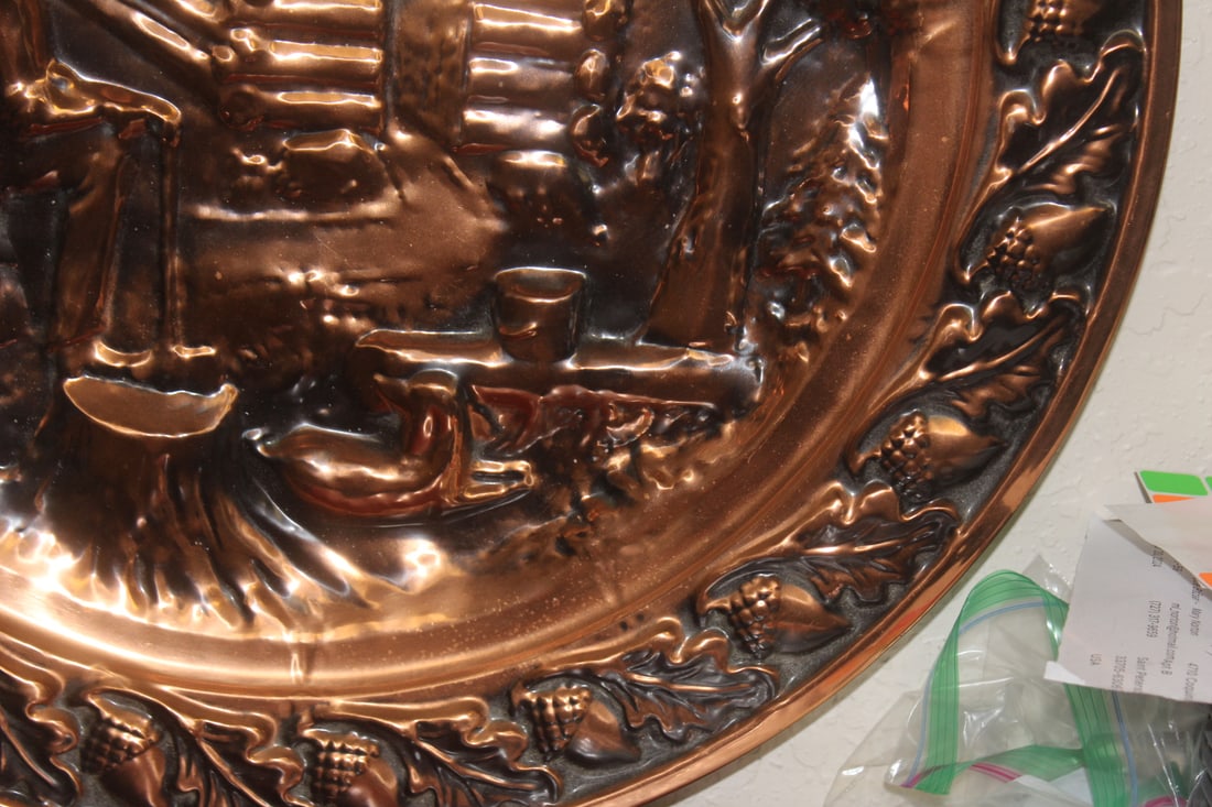 Large Copper Wall Hanger - 7