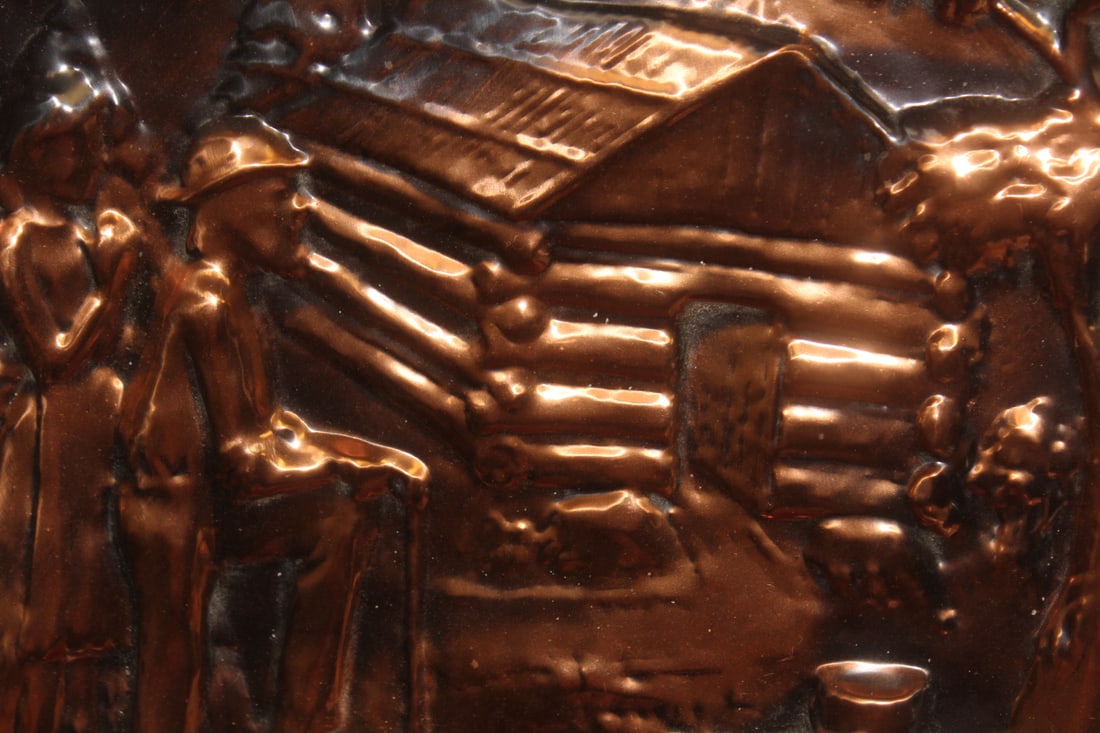 Large Copper Wall Hanger - 8