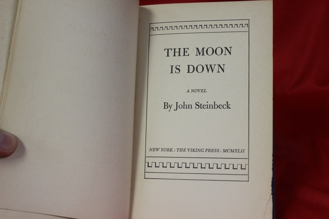Hardcover Book - The Moon is Down - 2