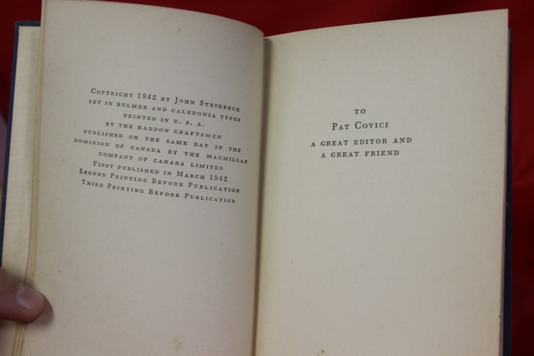 Hardcover Book - The Moon is Down - 3