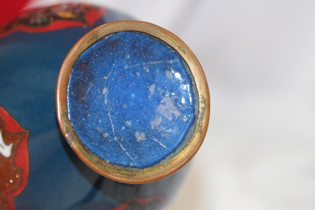 An Antique Japanese Cloisonne Vase - 7