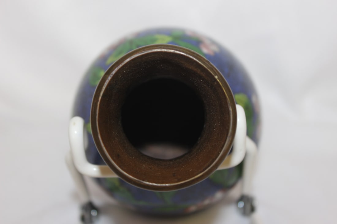 Antique Chinese Cloisonne Vase - 3
