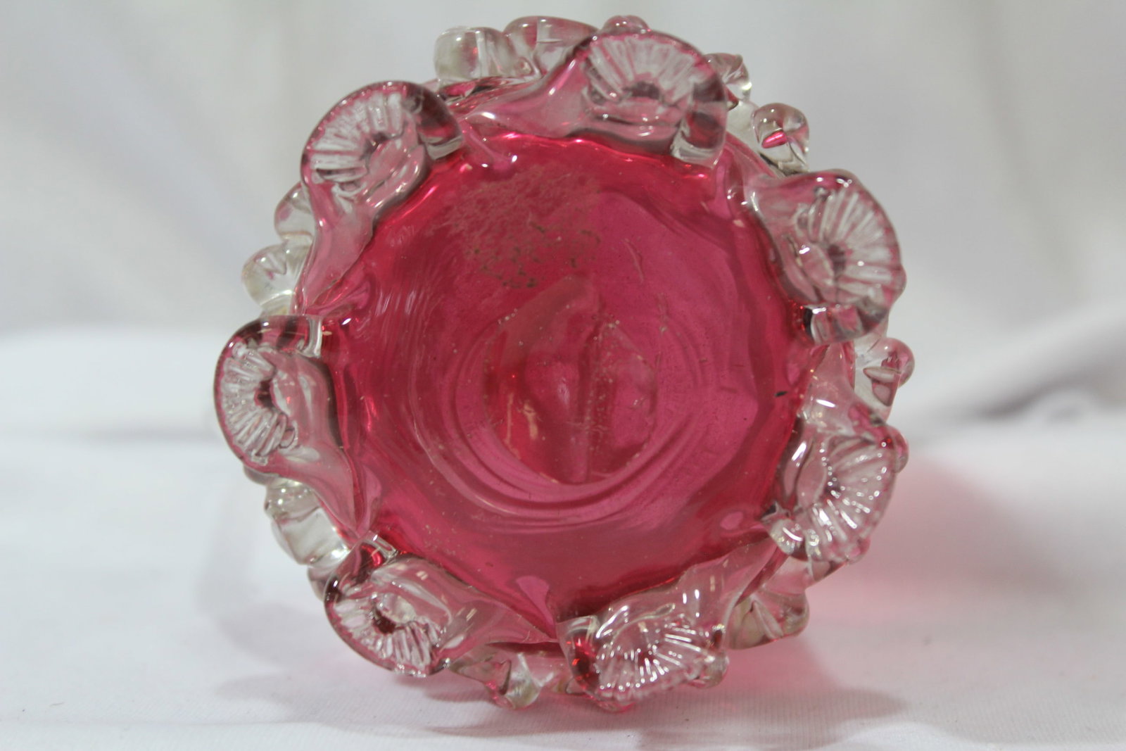 A Small Cranberry Red Pitcher - 4