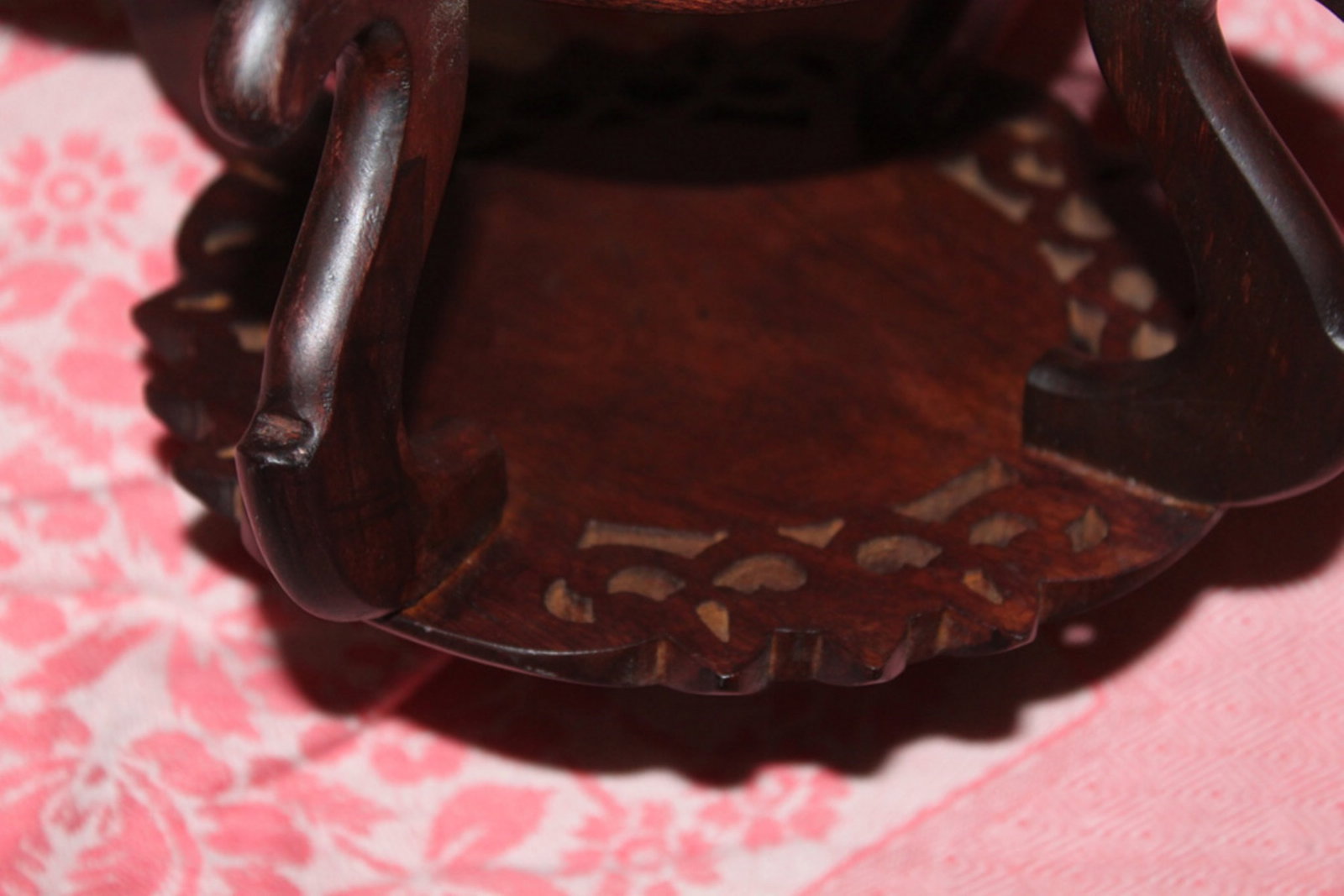 Antique / Vintage Chinese Vase Stand - 3
