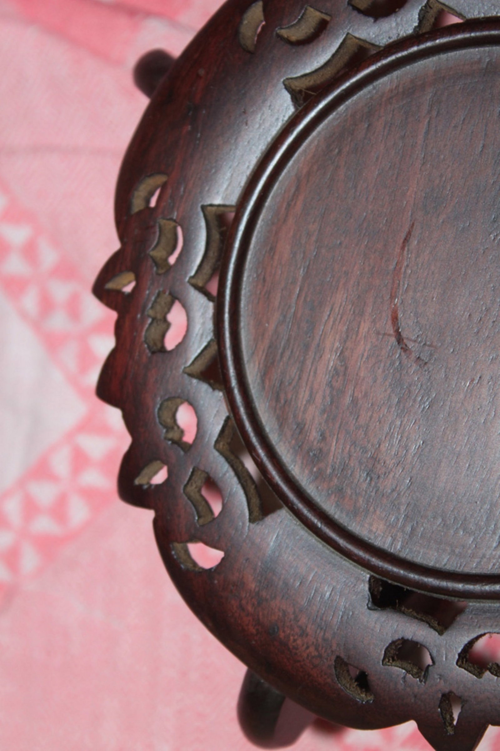 Antique / Vintage Chinese Vase Stand - 5