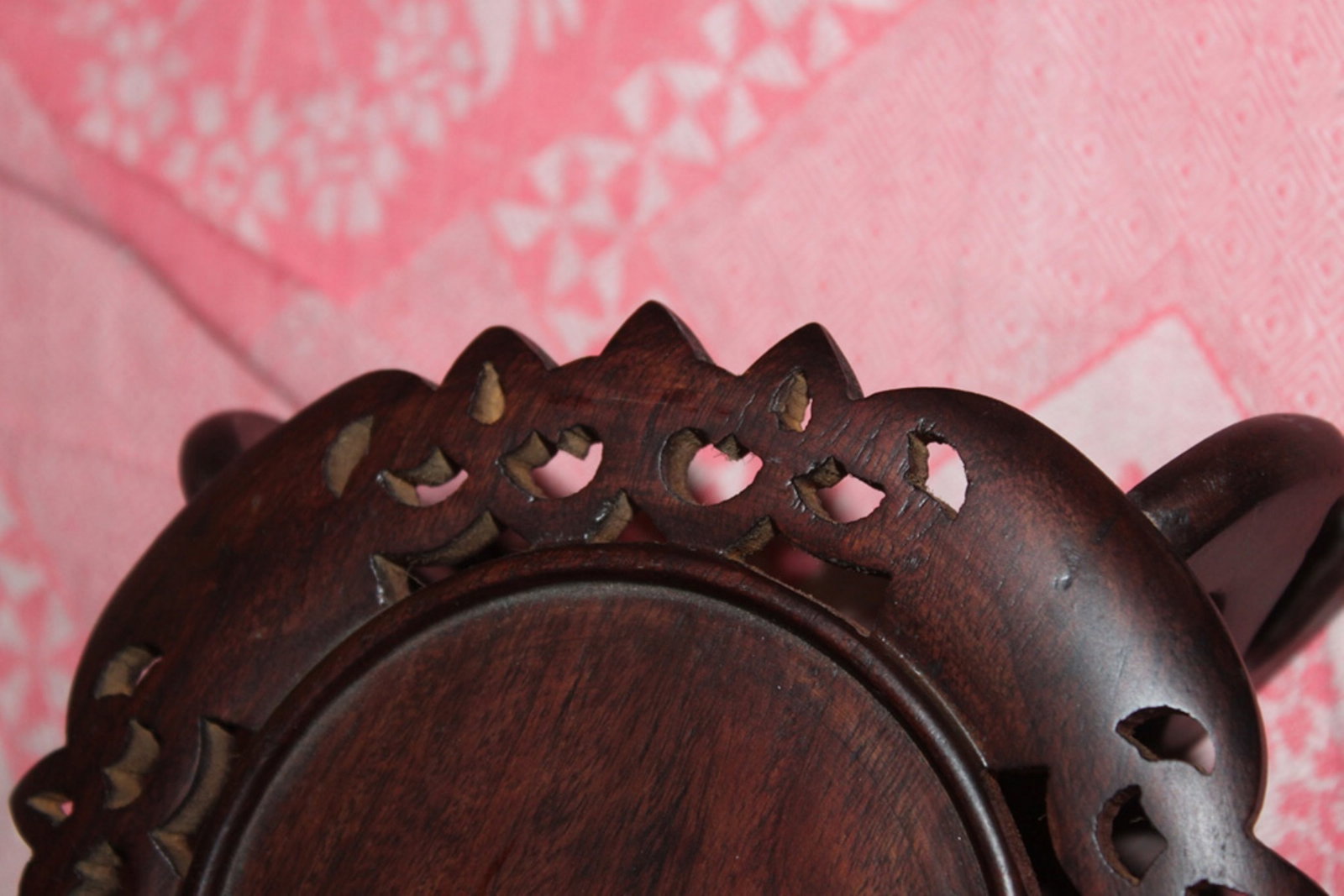 Antique / Vintage Chinese Vase Stand - 7