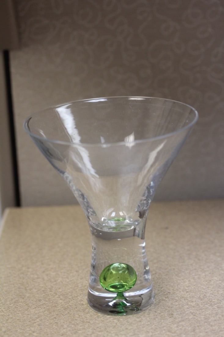 Decorative Art Glass Cup - 2