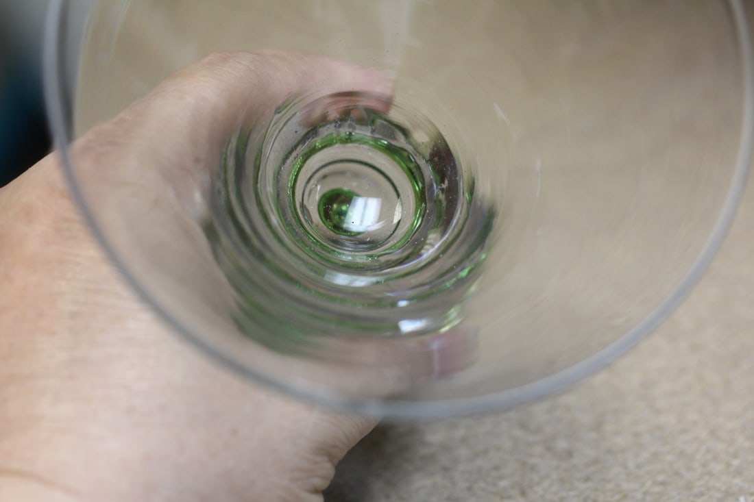 Decorative Art Glass Cup - 4