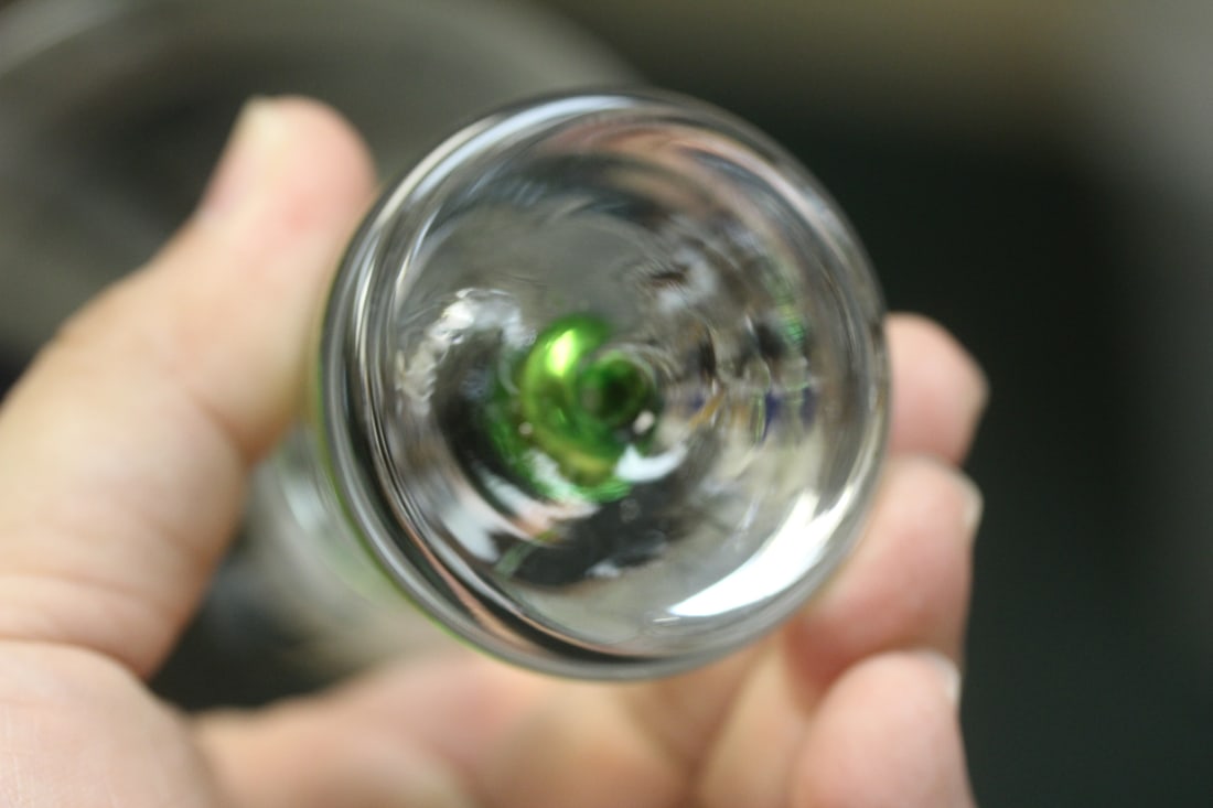 Decorative Art Glass Cup - 6