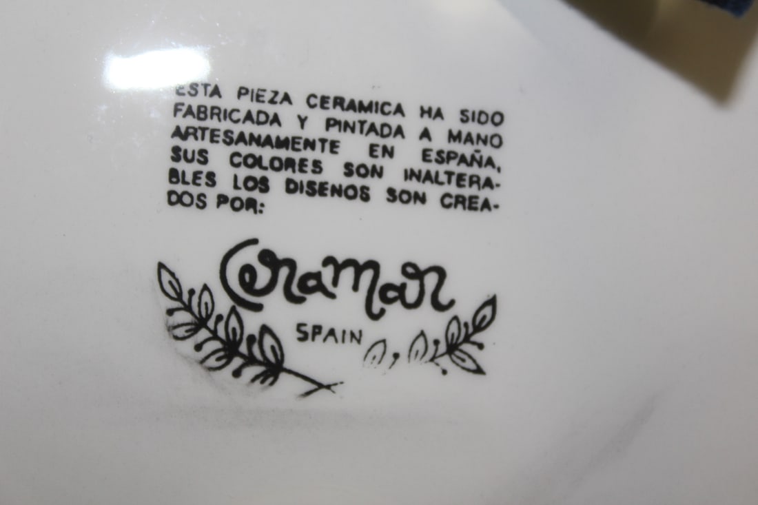 Decorative Spain Ceramic Charger - 7