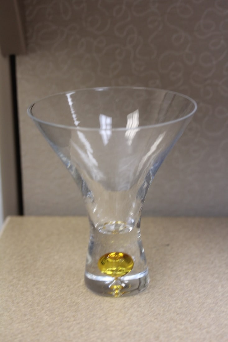 Decorative Art Glass Cup - 2