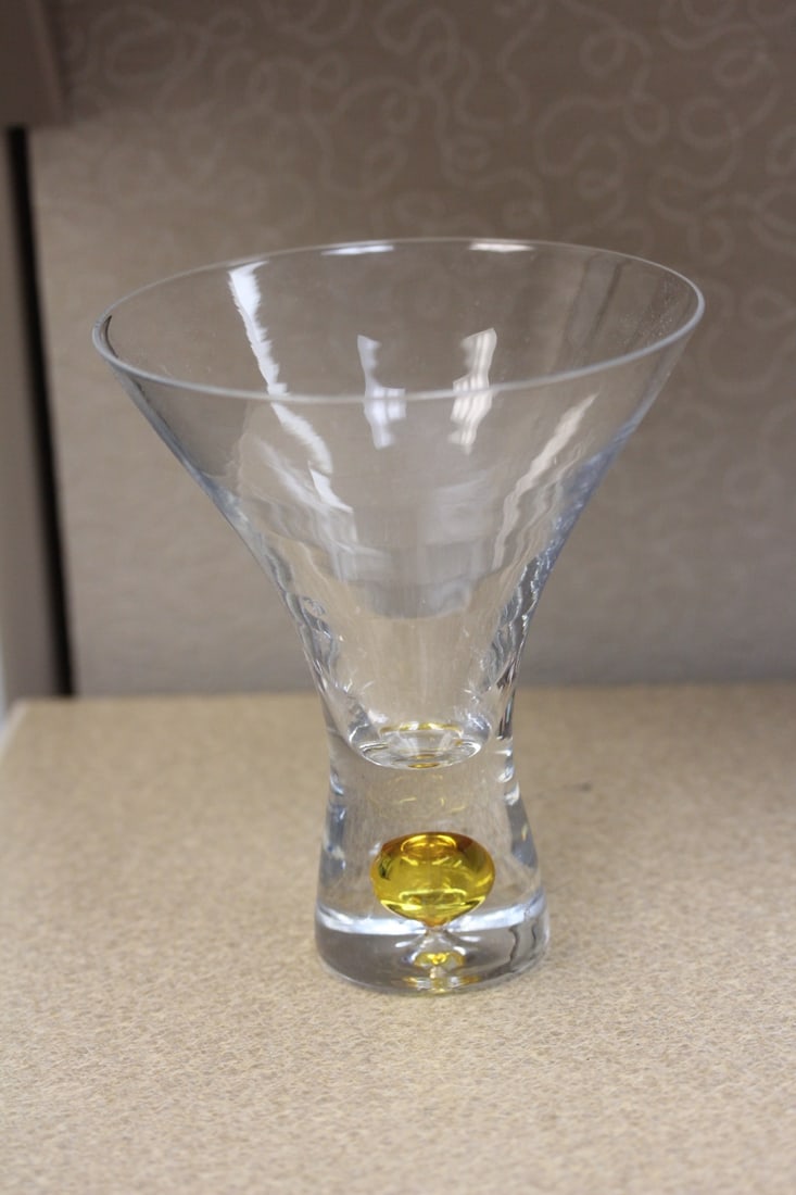 Decorative Art Glass Cup - 3