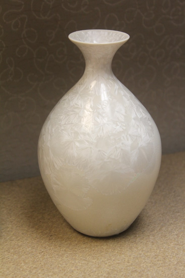 Signed Burton Vintage Porcelain Vase - 2