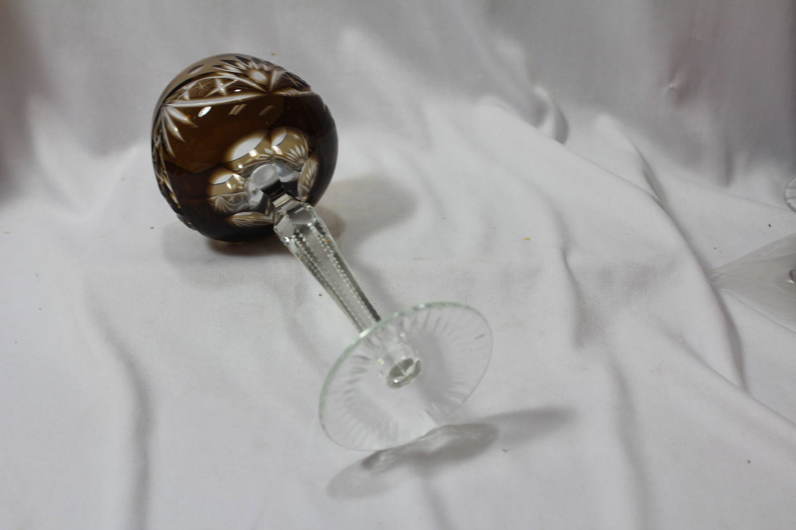 A Cut Glass Goblet - 4
