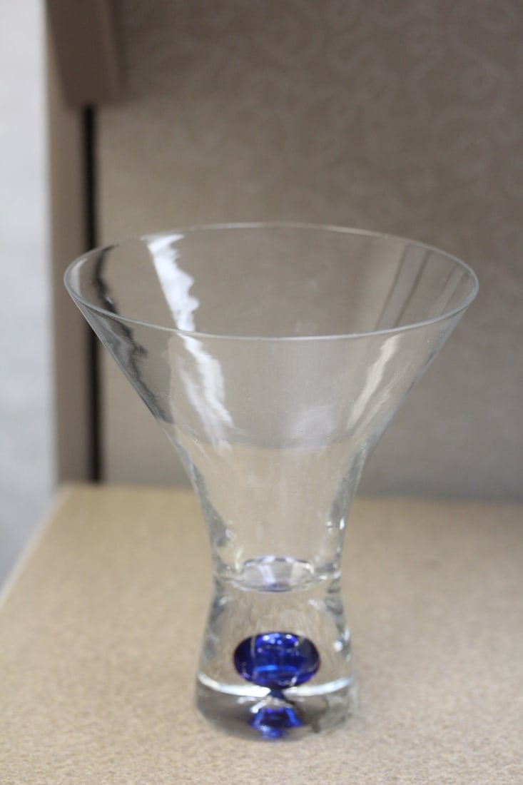 Decorative Art Glass Cup - 2