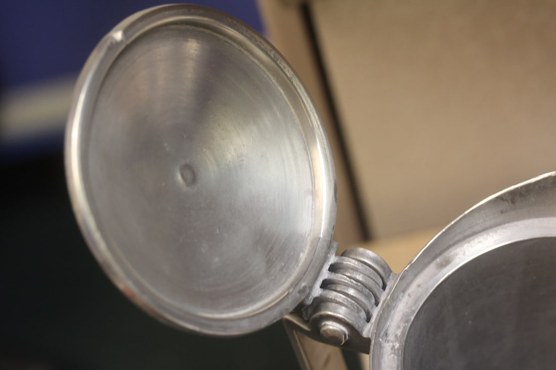 Antique Pewter Pot - 10