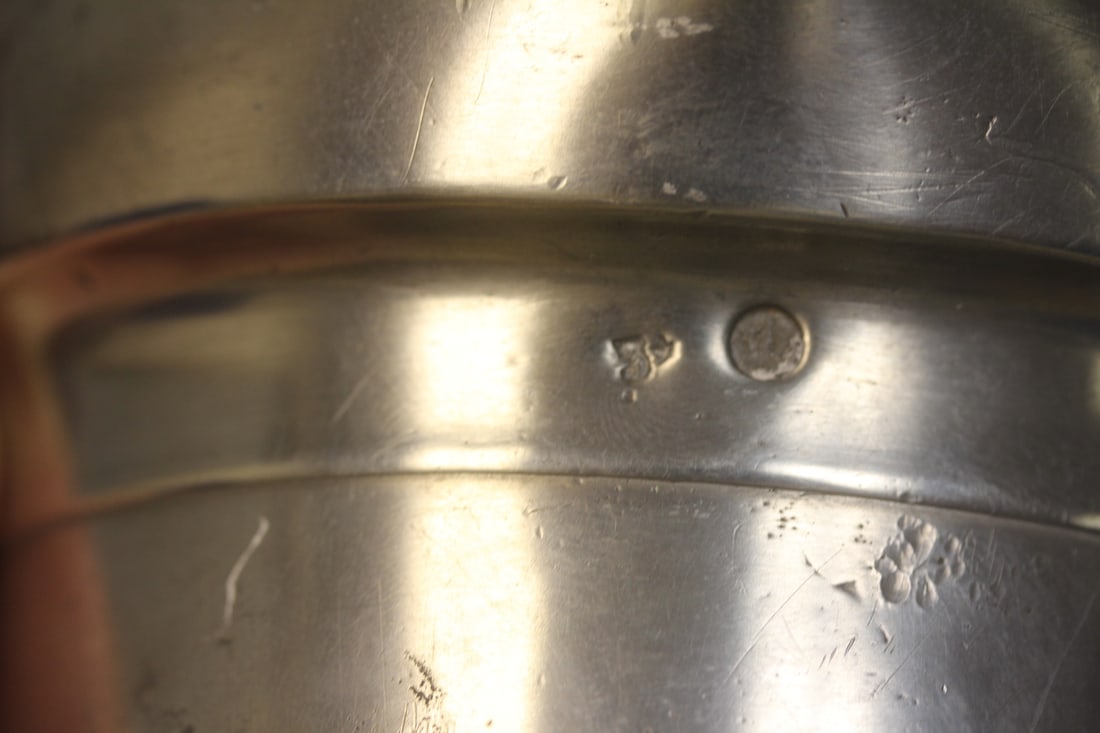 Antique Pewter Pot - 13