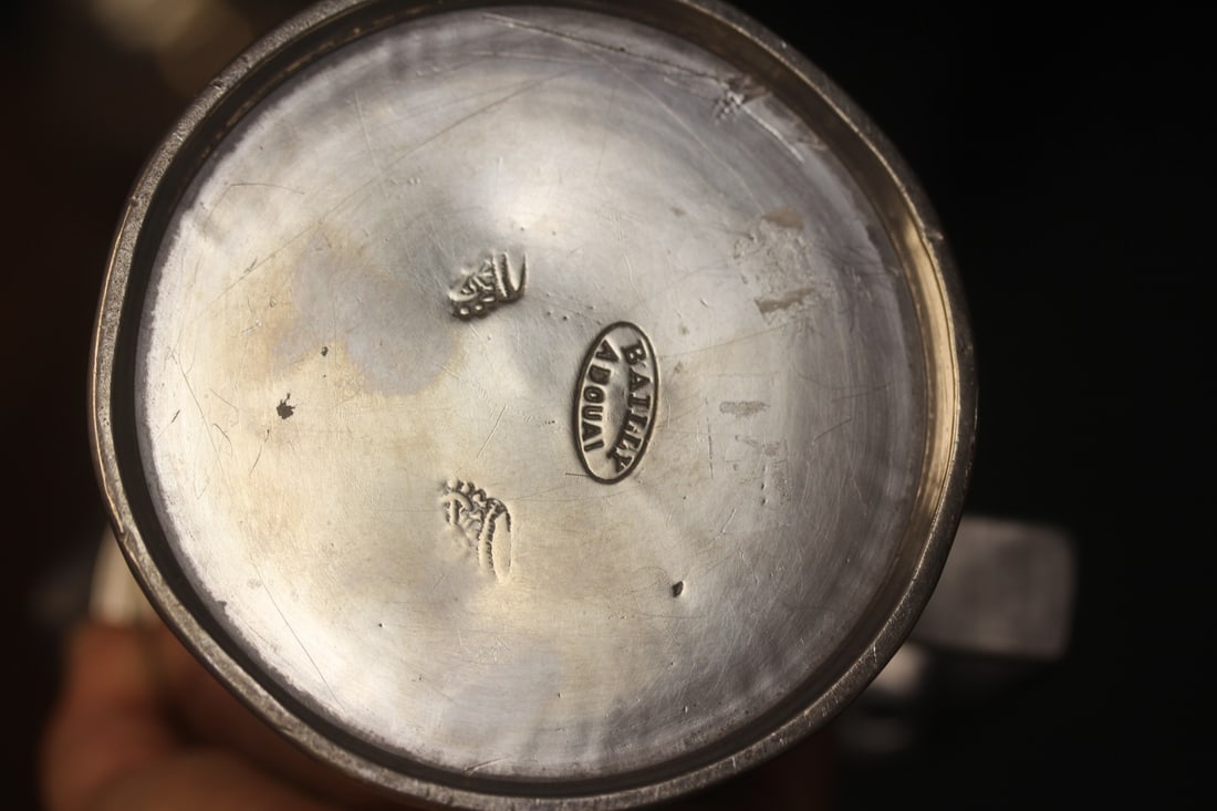 Antique Pewter Pot - 14