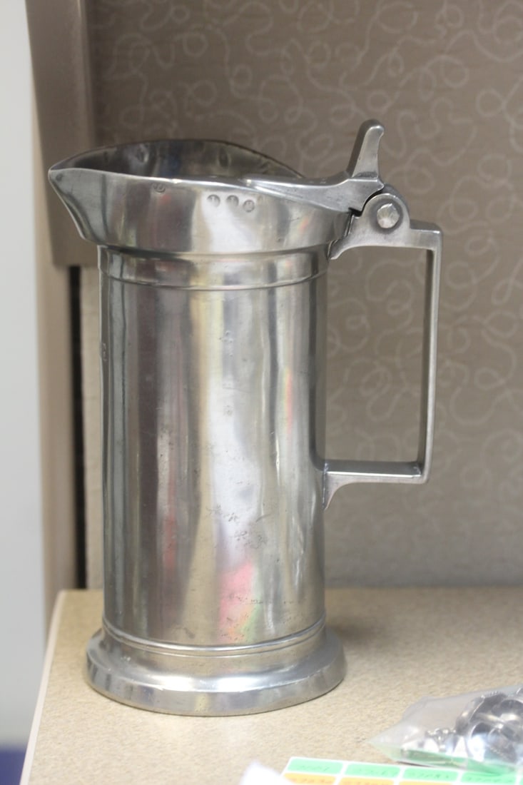 Antique Pewter Pot - 3