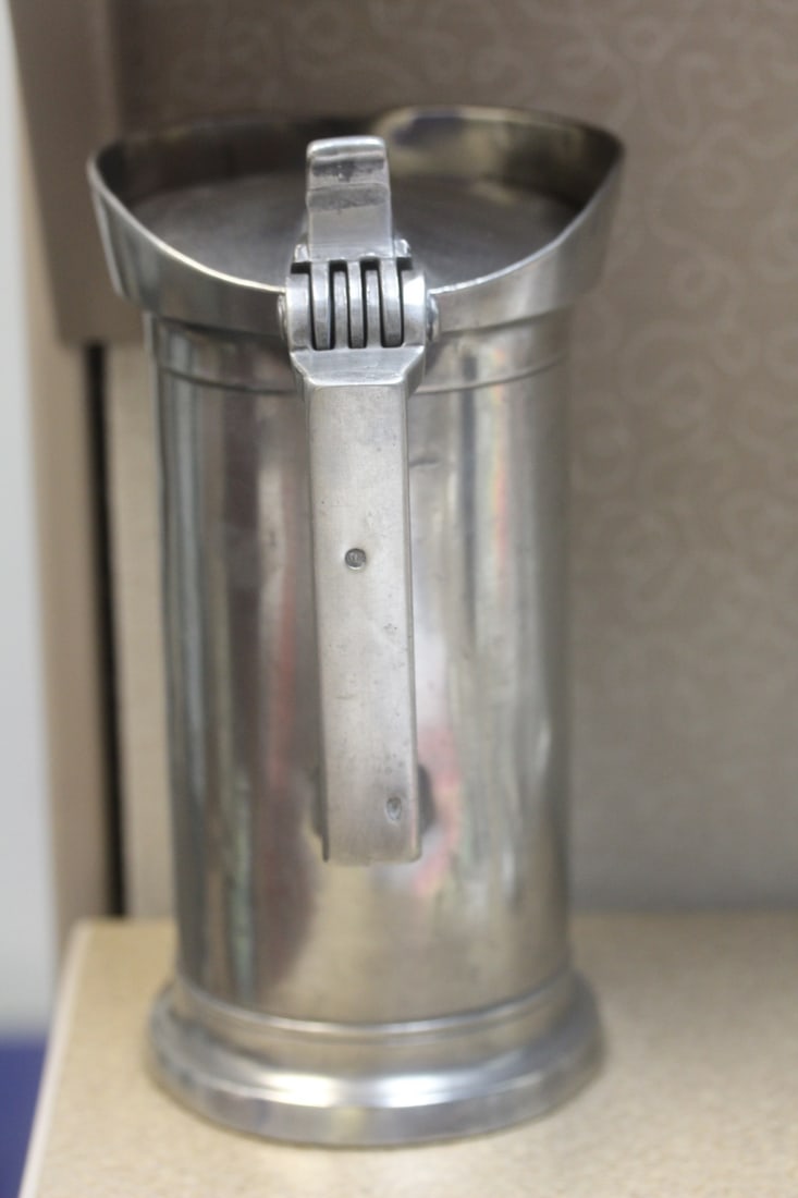 Antique Pewter Pot - 4