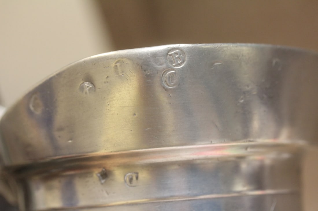 Antique Pewter Pot - 6