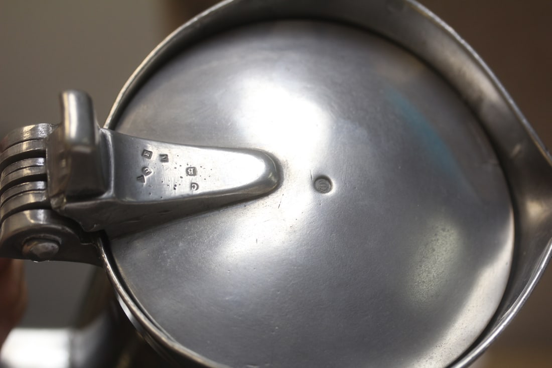 Antique Pewter Pot - 7