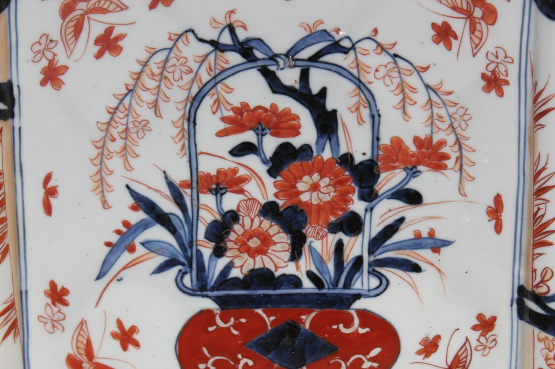 An Antique Japanese Square Tray - 2