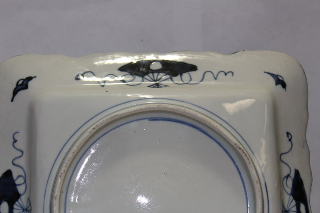 An Antique Japanese Square Tray - 7