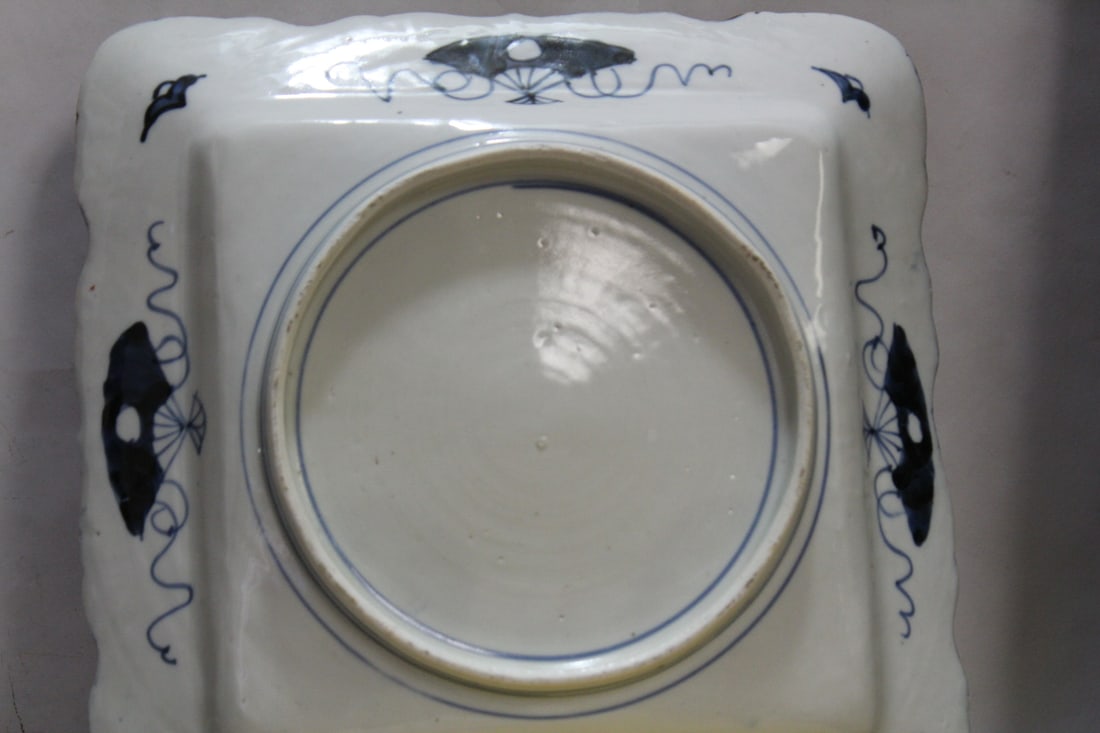 An Antique Japanese Square Tray - 8