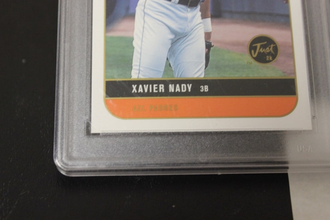 A Graded Xavier Nady Baseball Card - 2