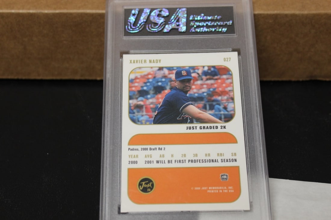 A Graded Xavier Nady Baseball Card - 3