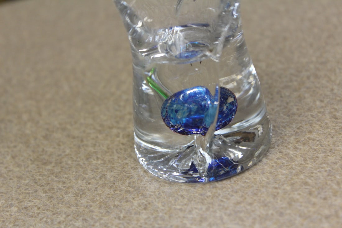 Lot of 2 Art Glass Cups - 2