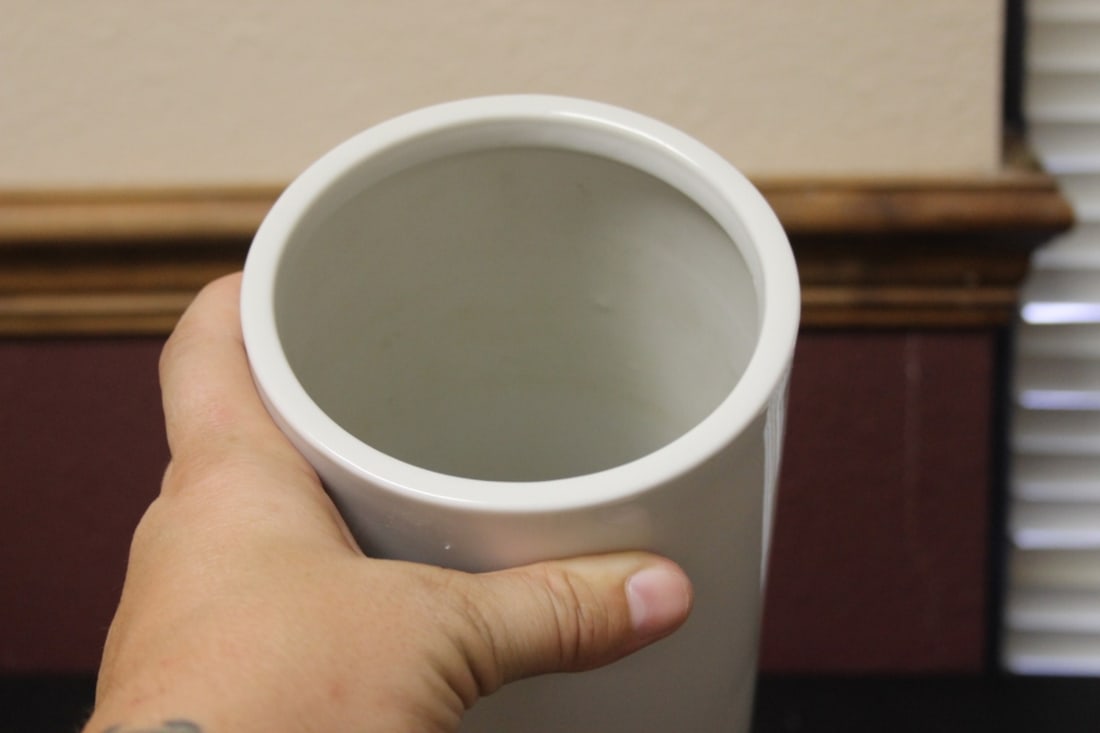A Chinese? Cylinder Vase - 2