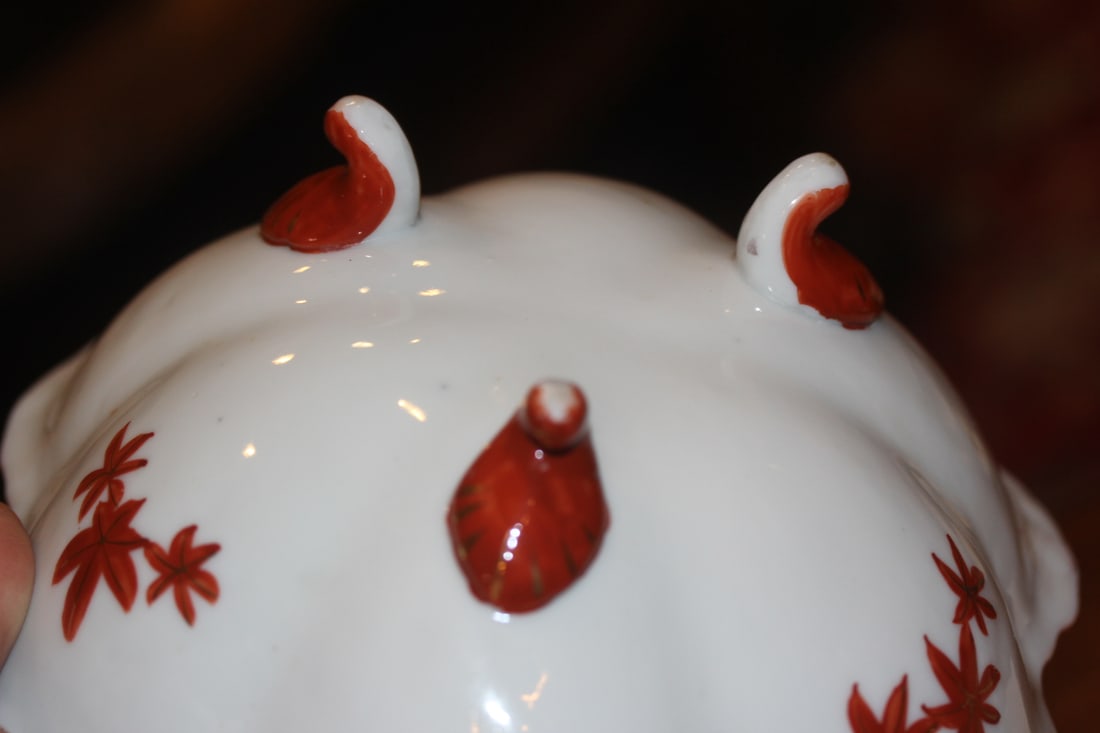 Footed Geisha Girl Japanese Bowl - 5