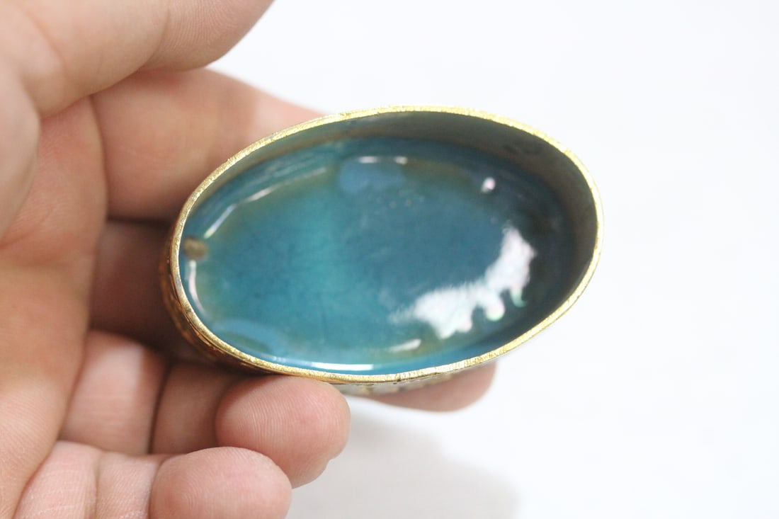 A Chinese Cloisonne Trinket Box - 7