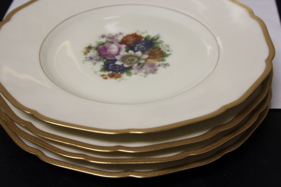 A Set of 5 Black Knight Bavarian Plates - 4