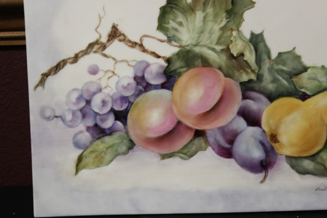 A Signed Ruth Kennedy Porcelain Plaque - 5